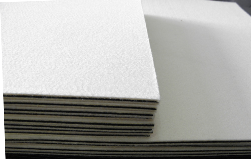 3mm Thickness Black Woolen Felt Lamination Cushion Pad MRP-2 For PVC Card Press Laminator