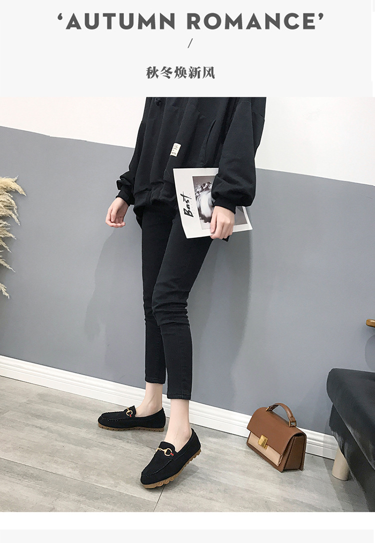 Warm Women's Casual Loafers , Soft Bottom Plus Velvet Flat Shoes New Styles