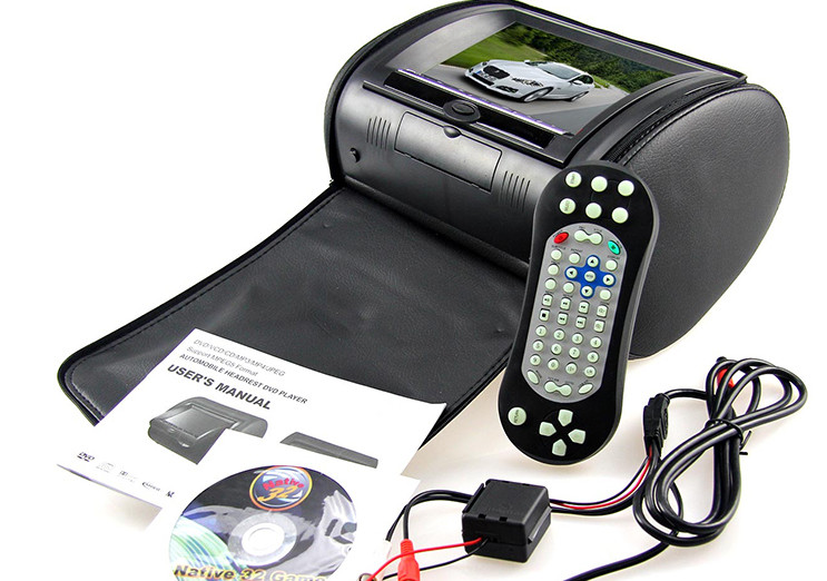 Ouchuangbo 7 inch Auto Car Headrest monitor DVD Player Car TFT LCD Monitor With Digital Panel