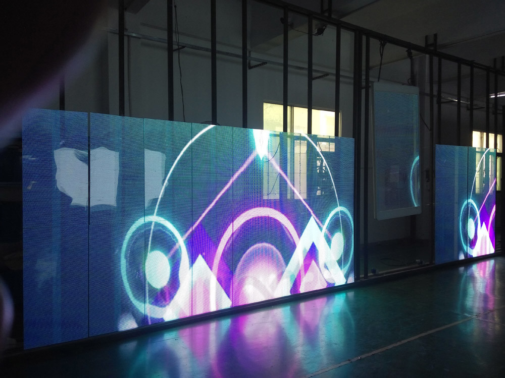 P3.91-7.82 Commercial Transparent LED Video Wall , Transparent Led Film Display Waterproof