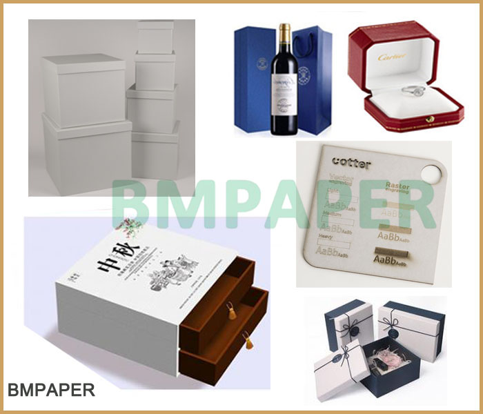 1.5MM 2MM Laminated Grey Paperbaord For Book Binding Cover 1460 x 1100mm