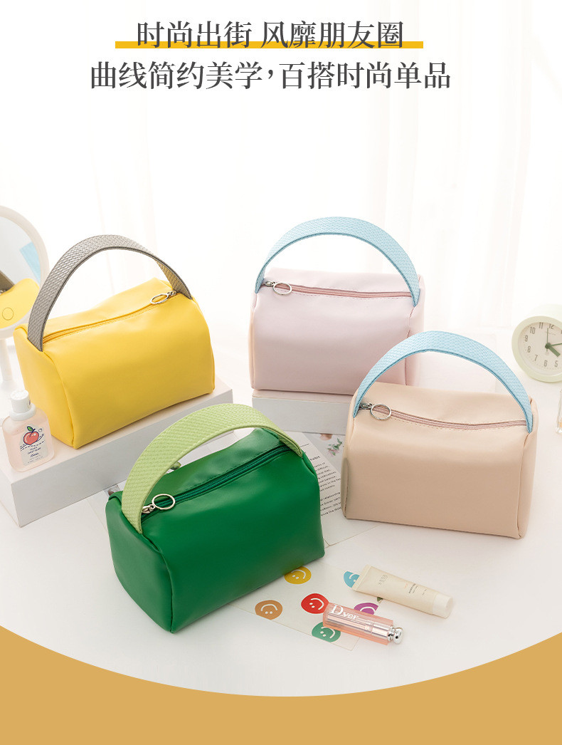 NEW PORTABLE MAKEUP BAG LARGE CAPACITY CANDY COLOR TRAVEL PORTABLE TOILETRY BAG SUNDRIES ORGANIZE MAKEUP STORAGE BAG
