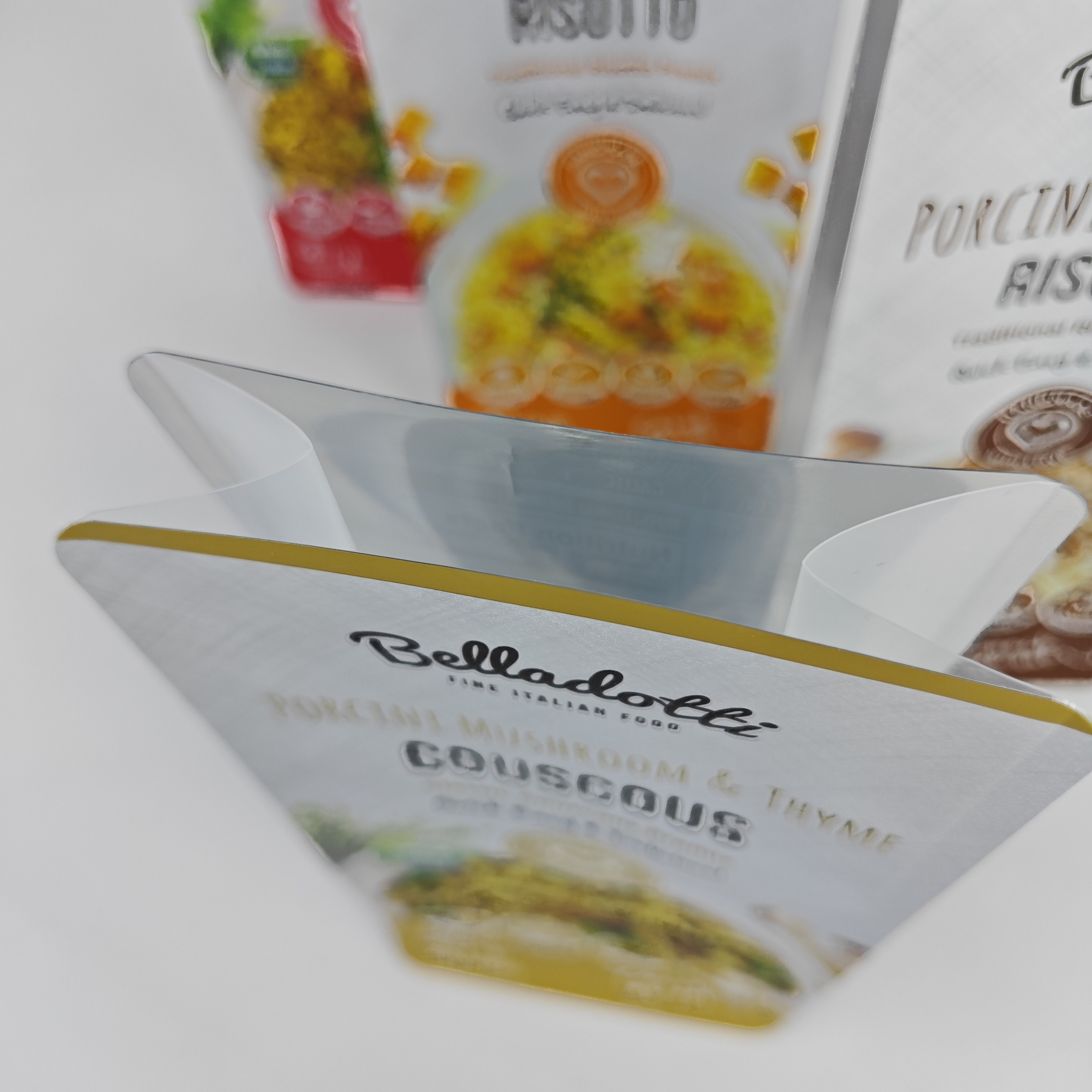 Factory Wholesale Colorful Spot UV Print 250g 8.8oz Premix Food Packaging Pouches 8 Side Seal Bags