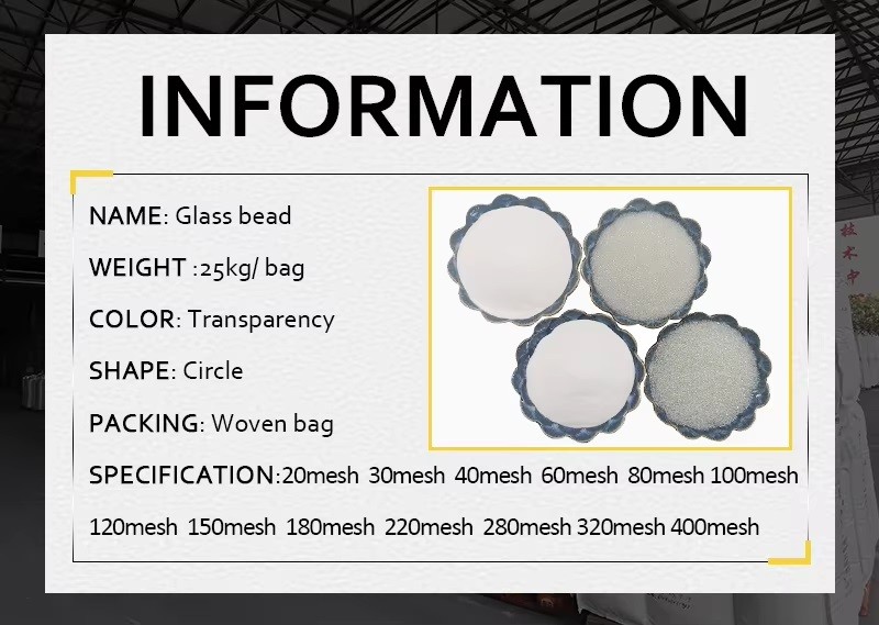 Reflective Paint Glass Beads Transparent Glass Microbeads Free Sample