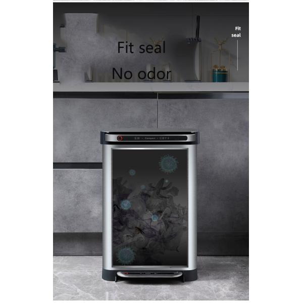 Smart Trash Can Automatic Bagging Smart Sensor Garbage Electric Touchless Square Automatic Bin Smart Home