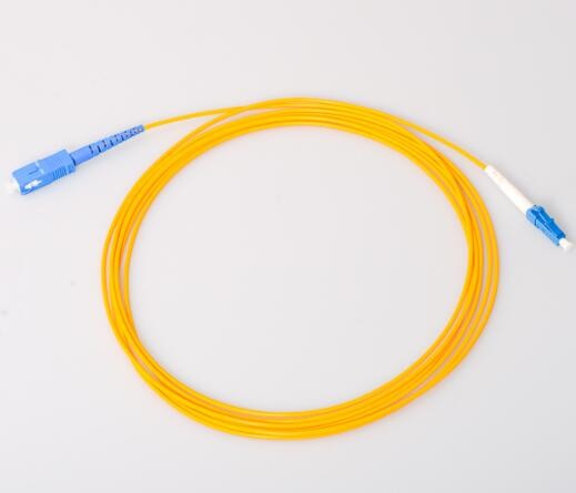 3m PVC LSZH Simplex Fiber Jumper SM SC UPC To LC UPC