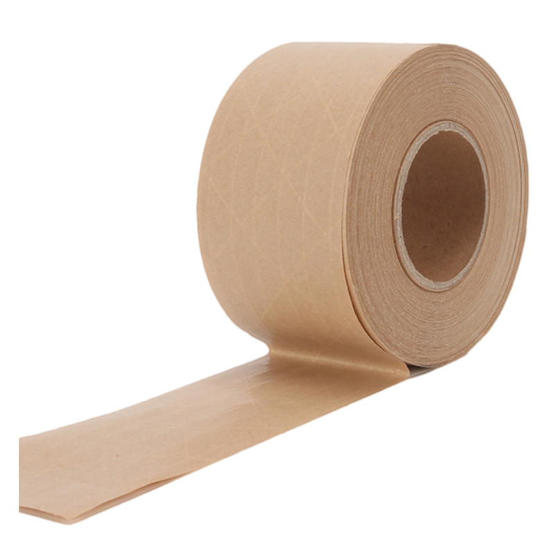 Eco Friendly Brown Kraft Paper Adhesive Tape For Box Sealing