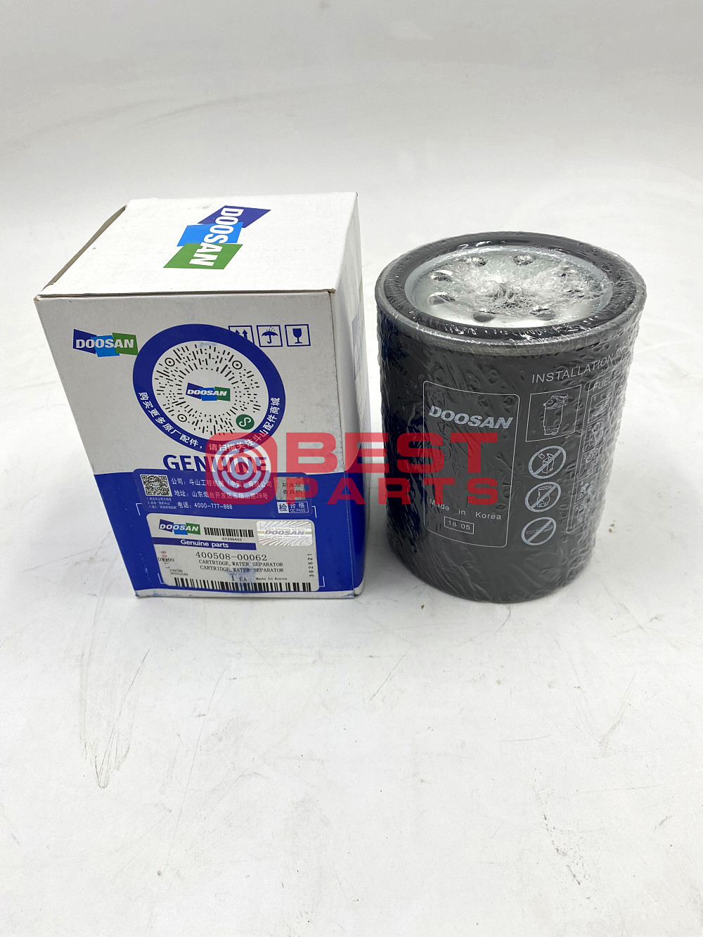 Engine Fuel Filter 400508-00062 For Doosan DX215LC-9C DX220LC-9C DE08T1S