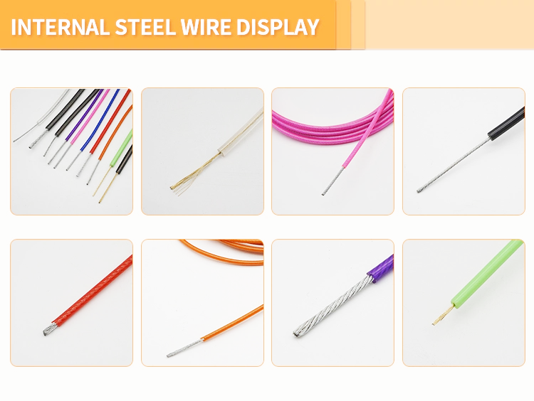 PE PVC Coated Stainless Steel Wire Rope for Bending Requirements