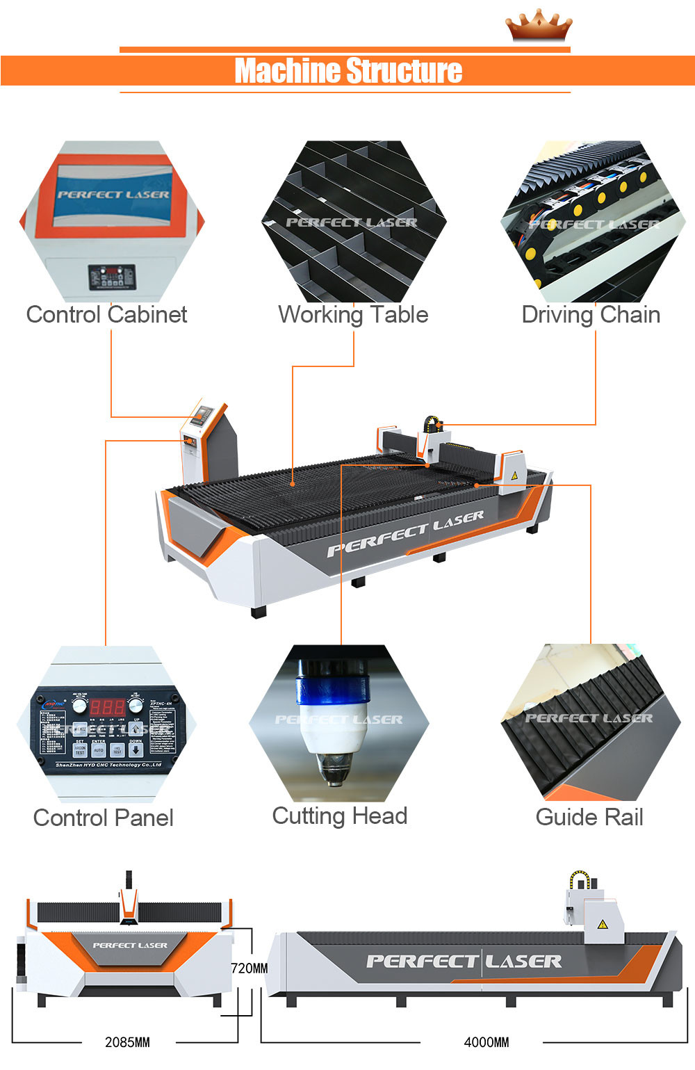 High Speed Plasma Cutting Machine Industrial Desktop CNC Plasma Cutter CE Approval