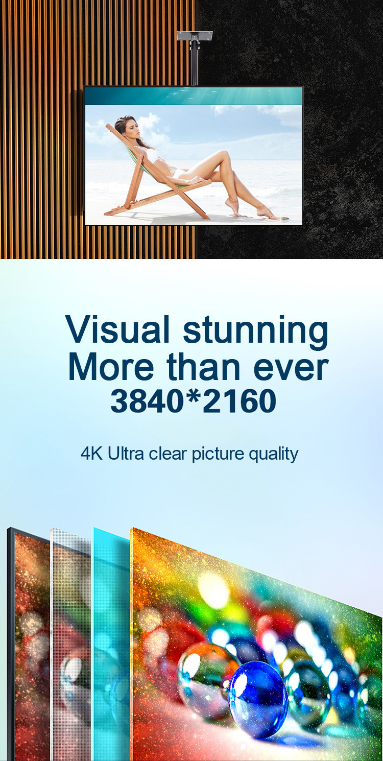43 Inch Shop Window Screen 2500 nits LCD Window Display In Retail Store