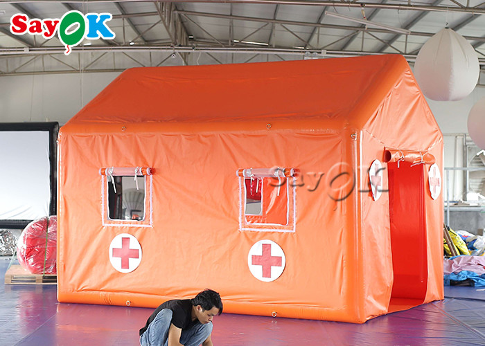 Field Hospital Tent PVC Tarpaulin Emergency Inflatable Medical Tent Waterproof