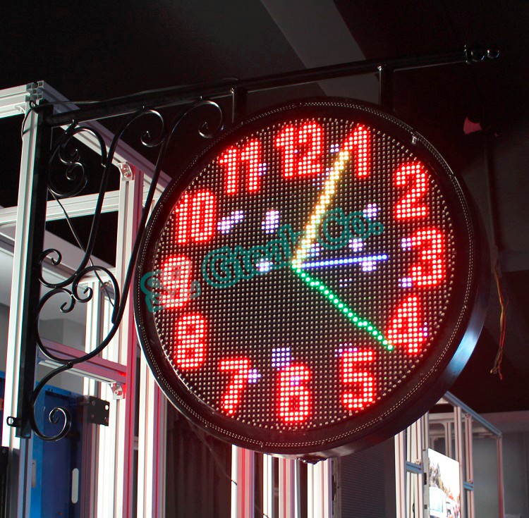 new products P8 round outdoor advertising led display screen prices for coffee shop