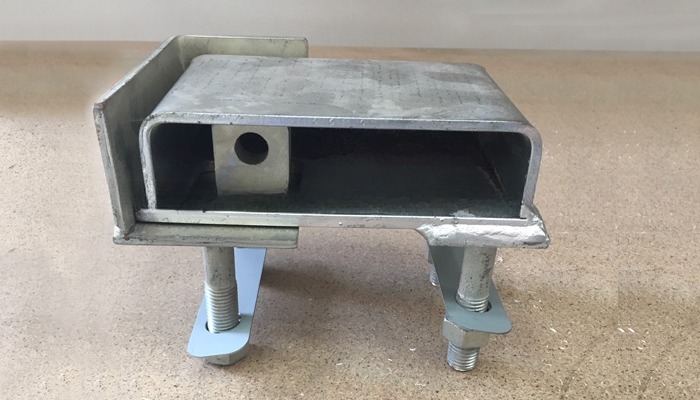High Security Weldable Lockbox for General Shipping Container Spare Parts and Accessories in Galvanized or Painted Finish