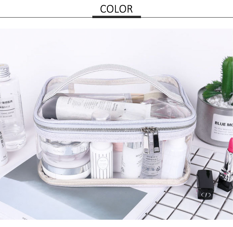 Transparent Clear PVC Makeup Organizer Cosmetic Bag