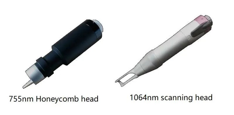 532nm 755nm 1064nm Vertical Q Switch Picosecond Laser for Acne Removal