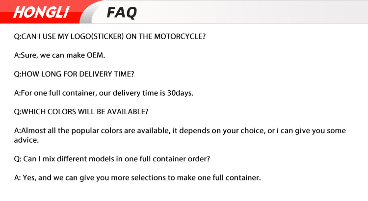 OEM 200 - 350W EEC Enduro Off Road Motorcycles Dirt Bike 250cc