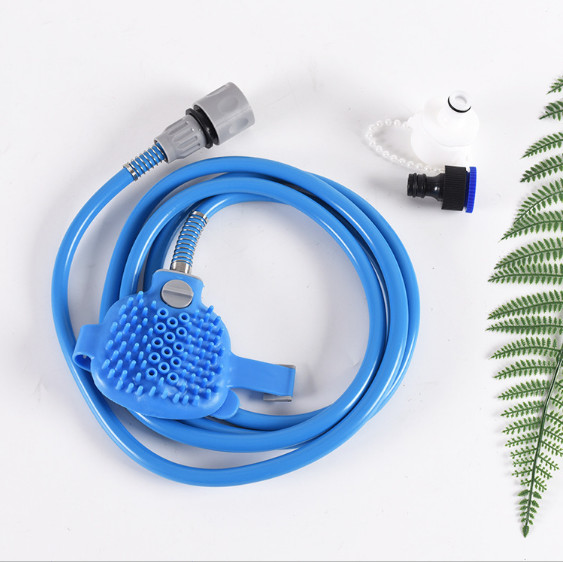 Silicone Dog Shower Sprayer Sustainable Dog Hair Grooming Kit