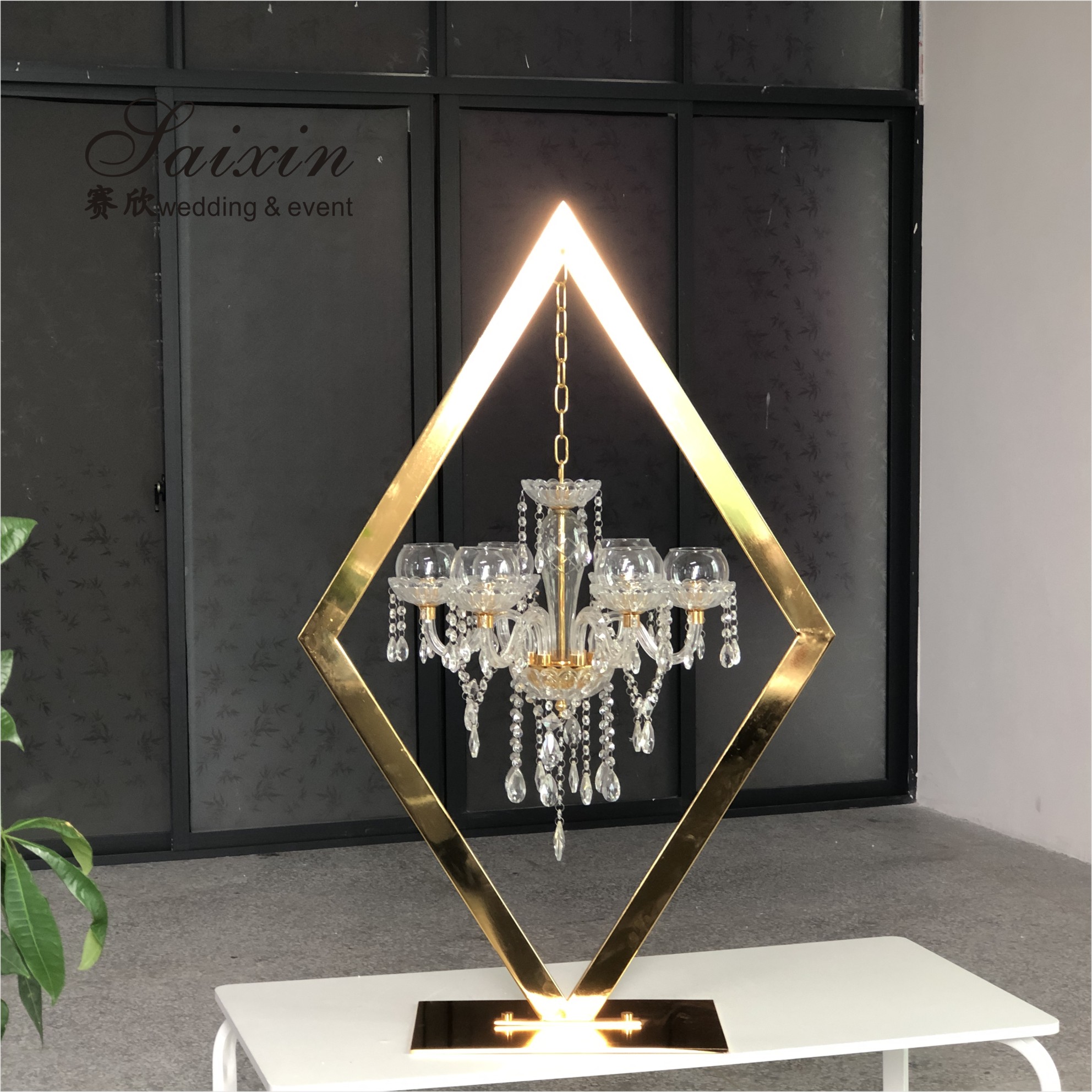 Black Metal Taper Candle Holders Candlesticks Candelabra 3 Pcs Set 54cm