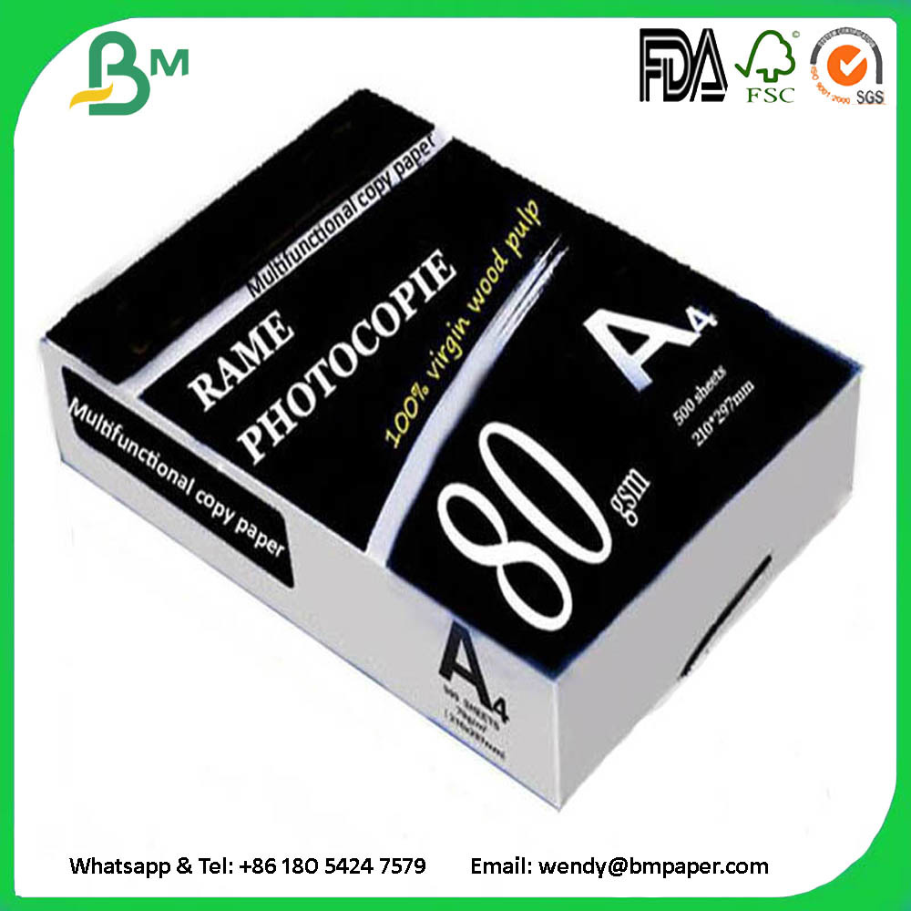 HIGH QUALITY GRADE A SUPER WHITE 70 75 80 GSM A4 PAPER COPY PAPER