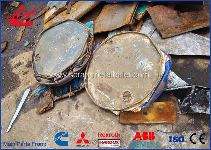 Hydraulic Metal Drum Compactor Baler 790 X 790 X 1060mm Compress Box Size