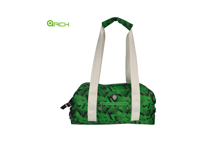 Unisex Water Resistant Padded Tapestry Duffle Bag Wheels Free Travel
