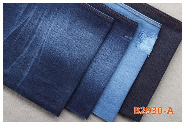 11oz Mercerizing Crosshatch Organic Cotton Denim Fabric Summer Jeans Pant