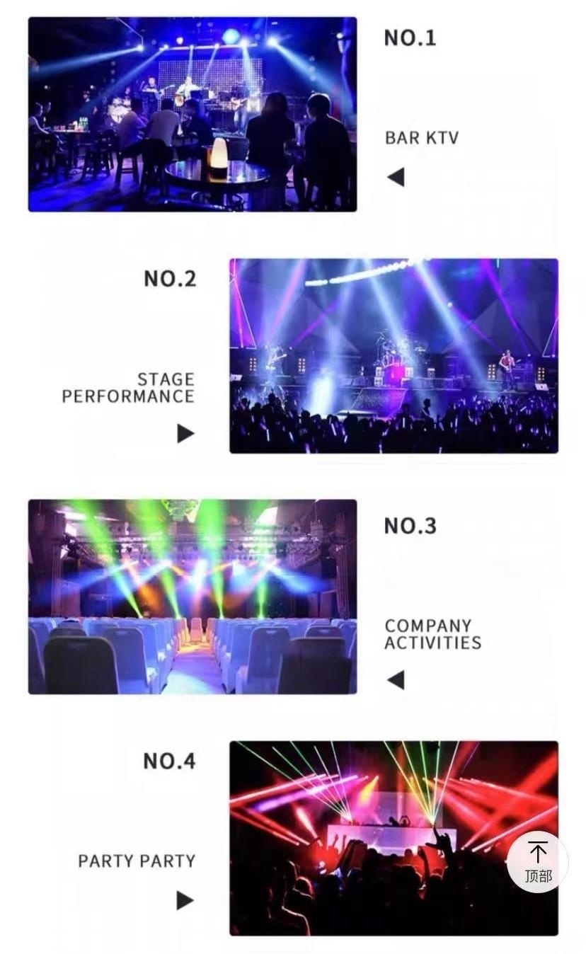 Fixed Head RGBW LED Stage Light DMX Controlled 295W For Nightclub Beam