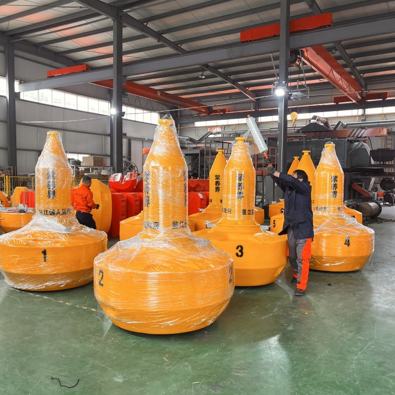 Visibility Impact Resistant Buoy Maintenance Free Polyethylene Weatherproof Float