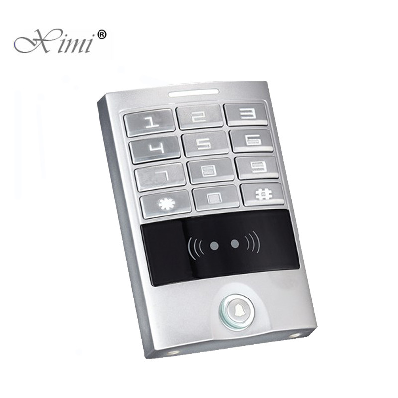 Metal IP65 Waterproof Standalone Door Access Control System 125 X 83 X 21.7 Mm
