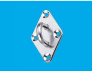 Stainless Steel diamond Plate with eye