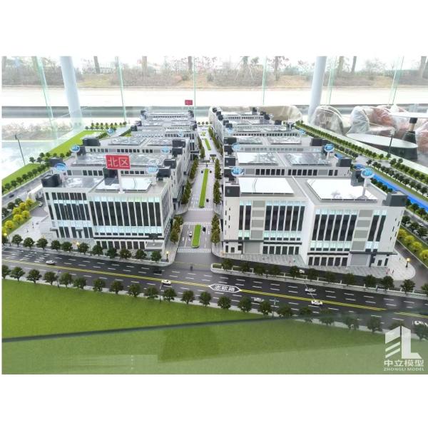 Industrial Building Model 1:120 Building Construction Model For Display Prototypes