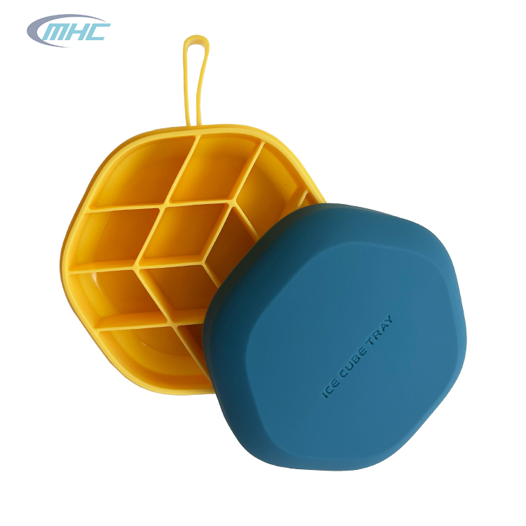 Food Grade Silicone Ice Mold Sustainable Diamond Shape Silicone Ice Cube Trays
