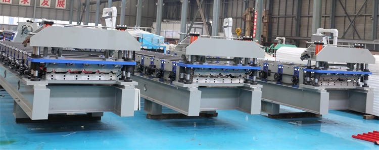 Color Pre Painted Steel 5 Rib Type Metal Ibr Wall Roof Panel Roll Forming Machine Factory Price