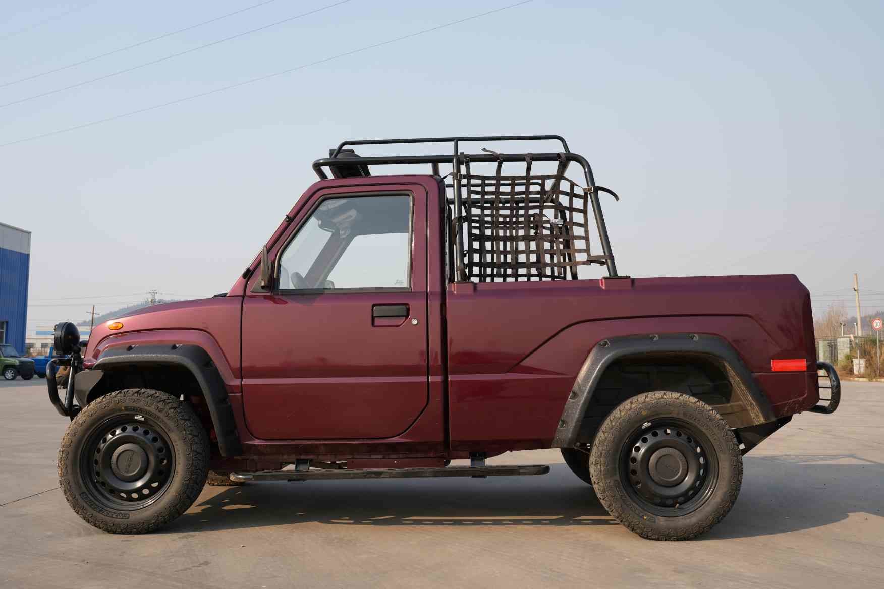 Disc Front Brake EV Pickup Truck With 300kg Load 4 Wheel Electric Car