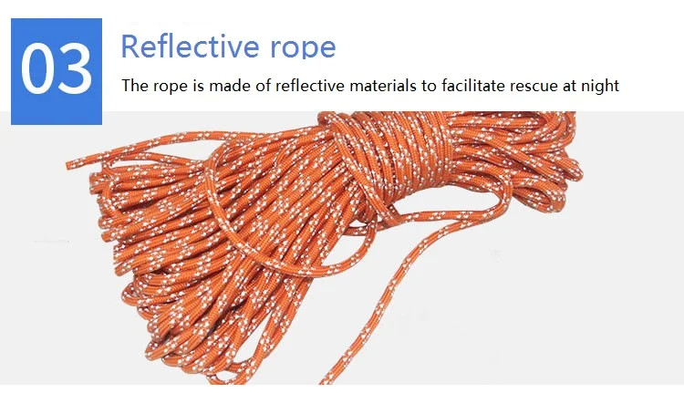 Marine Safety Survival Floating Line Anti-Aging Survival Line Water Rescue Boat With Escape Fire Emergency