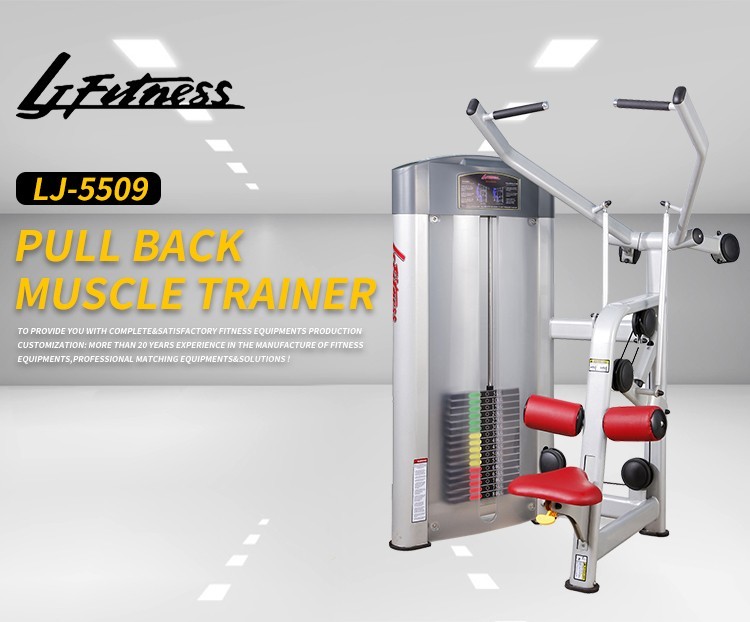 Hotel Gym Life Fitness Strength Equipment / Lat Pulldown Machine CE ISO Approval