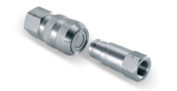 CB-SP-6FN-DB flat-face hydraulic quick coupler set