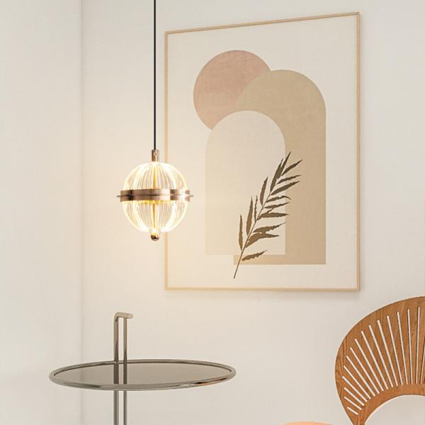 Compass Entrance Hall Small Pendant Lamp Creative Personality Art Atmosphere