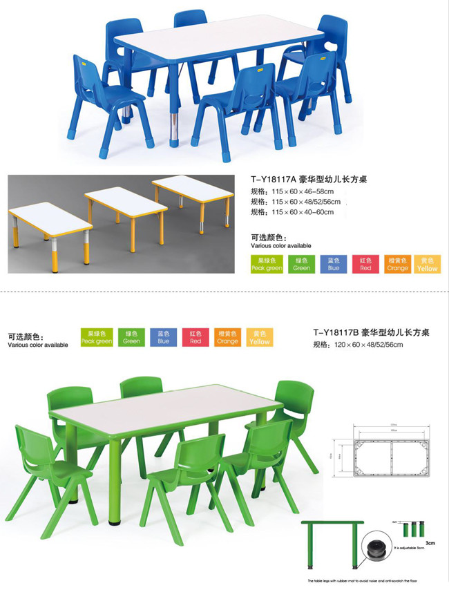 Home Plastic Kindergarten School Furniture Eco Friendly Stacked Design PP Steel