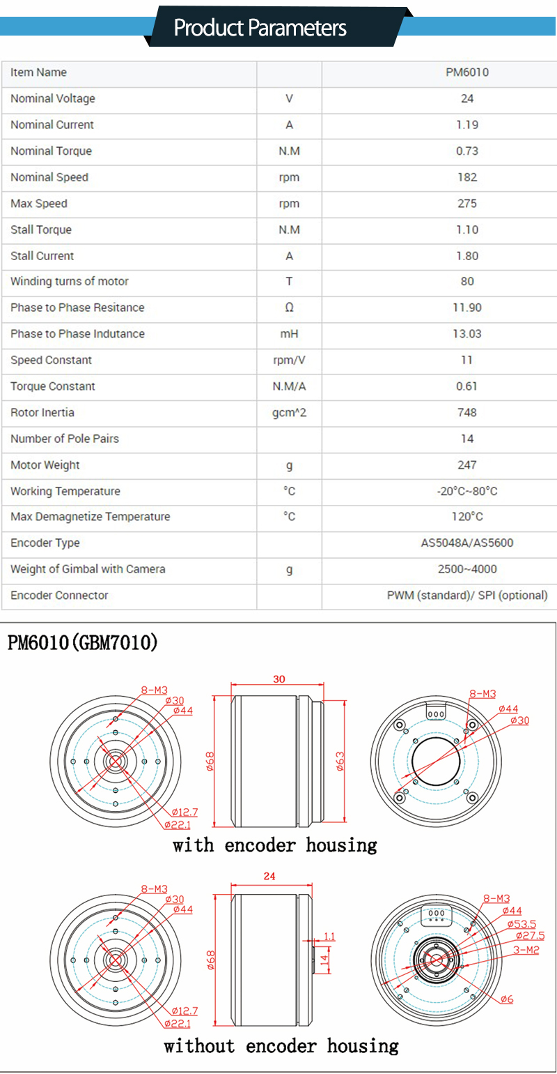 Faradyi High Quality PM6010 Exoskeleton Robot Wearables For Joint Support Small Robot Joint Module
