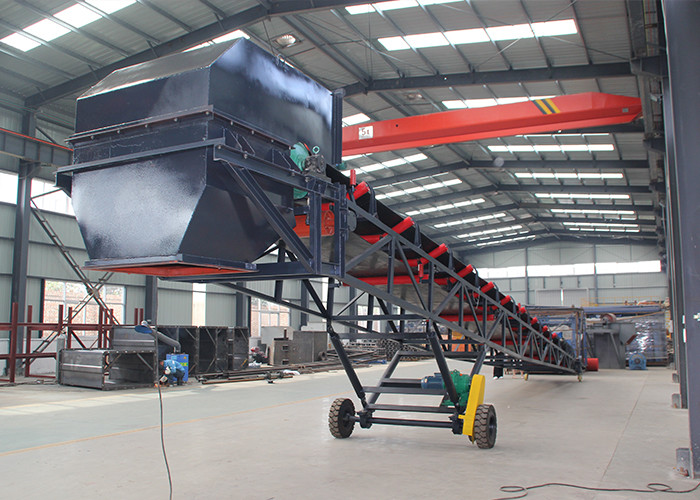 Electric Mobile Belt Conveyor For Stone Gravel Coal Conveying