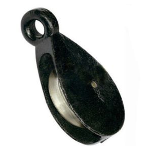 Galvanized Wire Rope Pulley Single Sheave Rope Pulley 5T - 80T