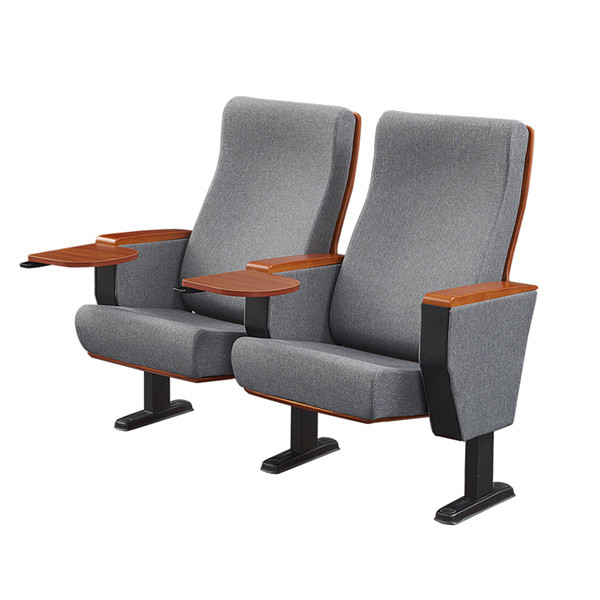 Painted Arm Plywood Theater Auditorium Seating / Folding Movie Chairs anti static