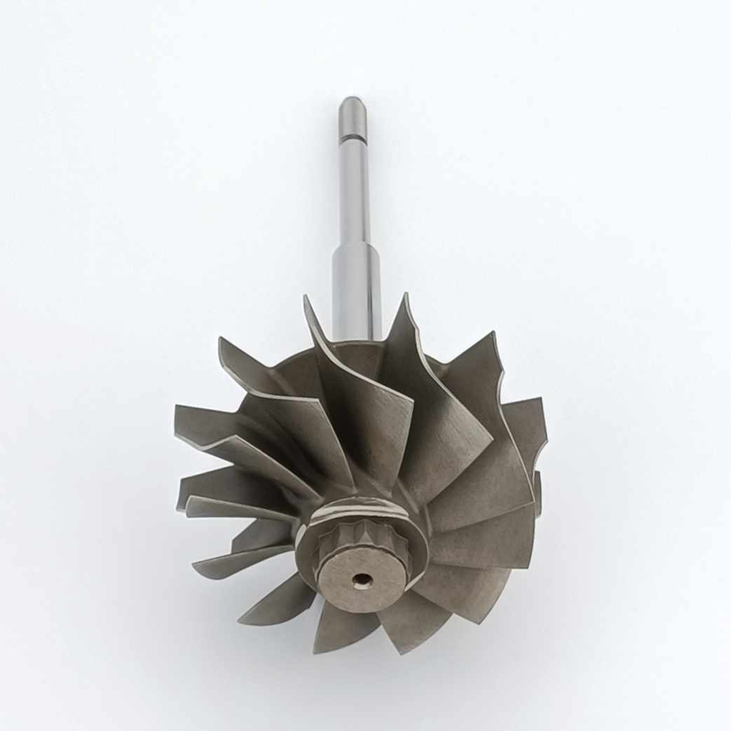 MS-TECH Turbo HX50 Turbine Wheel Shaft 3534287 Ind 86mm Exd 77mm Blades12