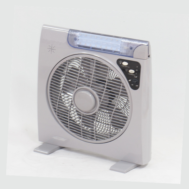 Energy Saving Indoor Box Fan With DC 12V Synchronous Motor