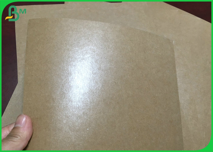 15g PE Coated Strong Moisture Kraft Paper 300g Fast Food Wrapping 