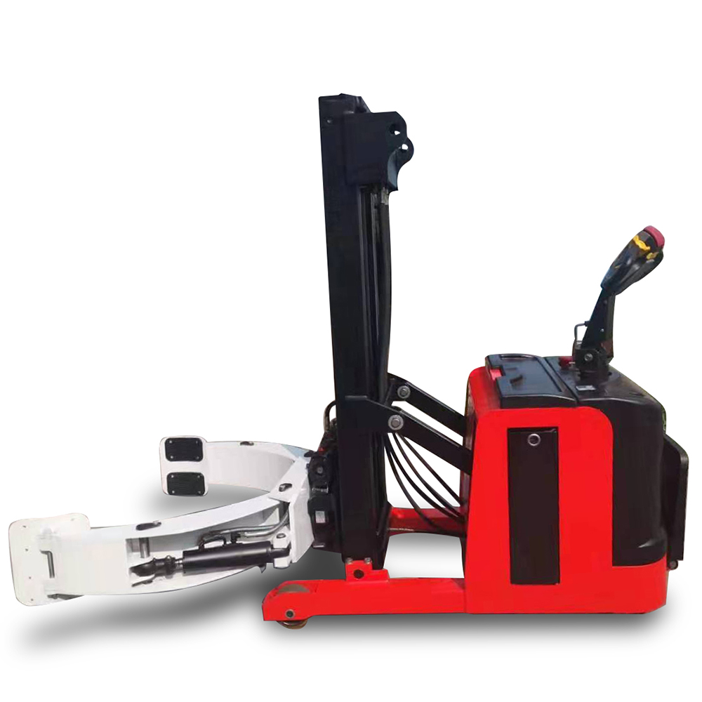 Electric Forklift Paper Roll Clamp Stacker used to bring roll reel electric reel lifter paper roll rotator tilter