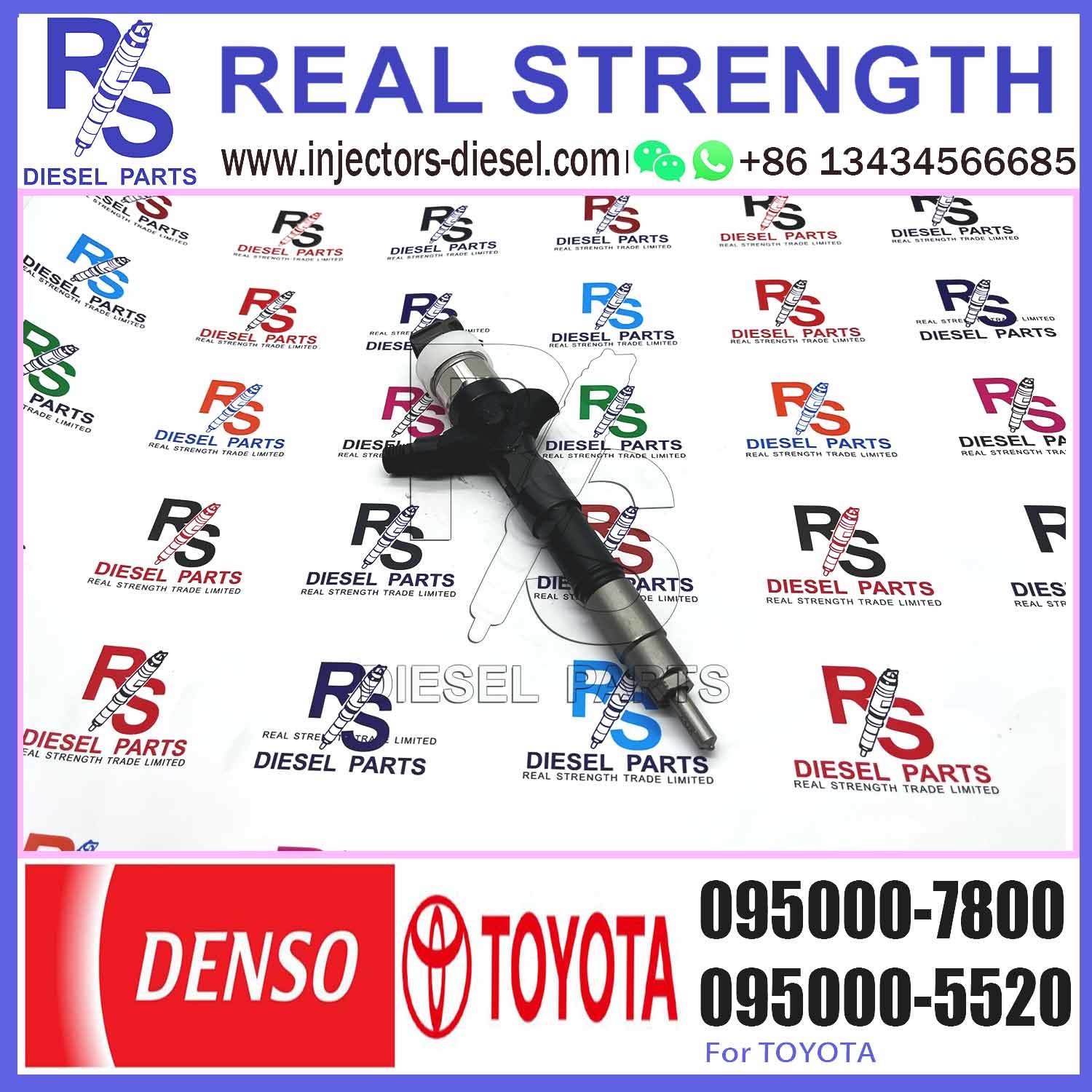 Hot 2KD-FTV Diesel Fuel Injector 23670-30310 DENSO 9709500-780 095000-7800 for DENSO TOYOTA HILUX 2.5L