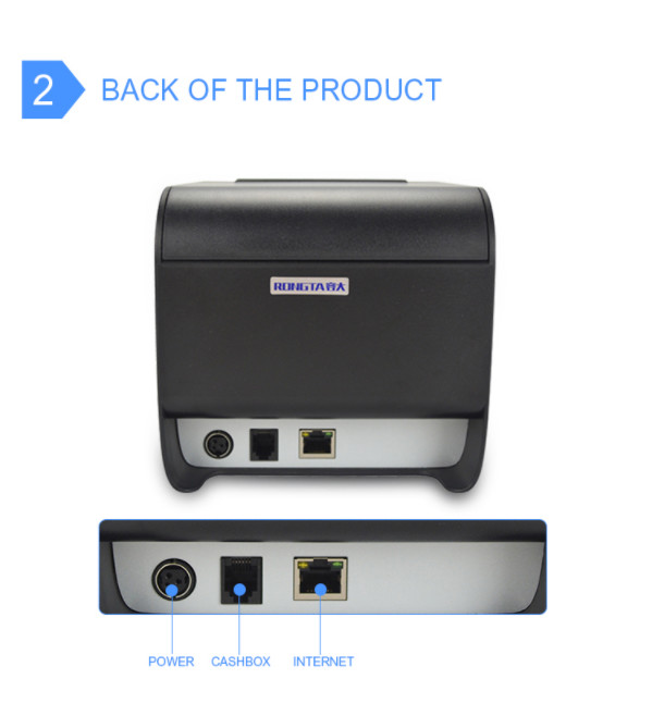 POS Receipt High Speed Line Printer Thermal 80mm Auto Cutter 250mm/s